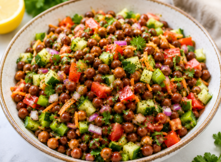 Vegan Black Chickpea Salad