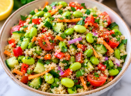 Vegan Edamame Quinoa Power Salad