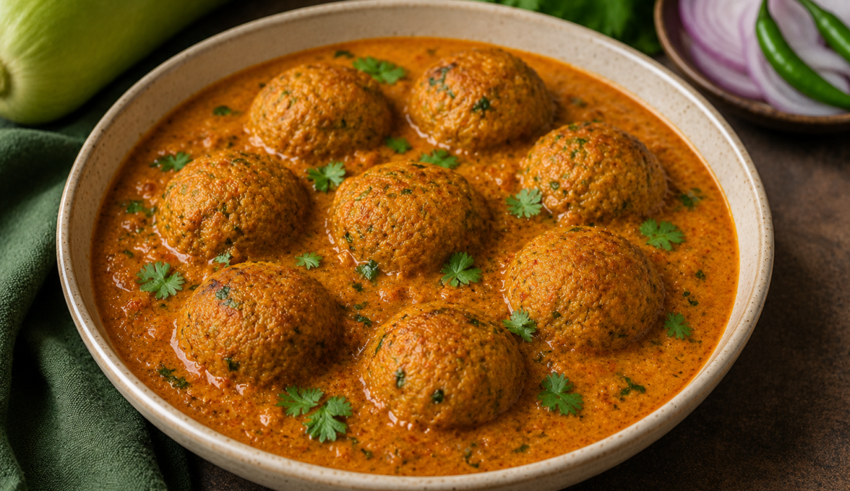 Vegan Lauki Kofta Curry
