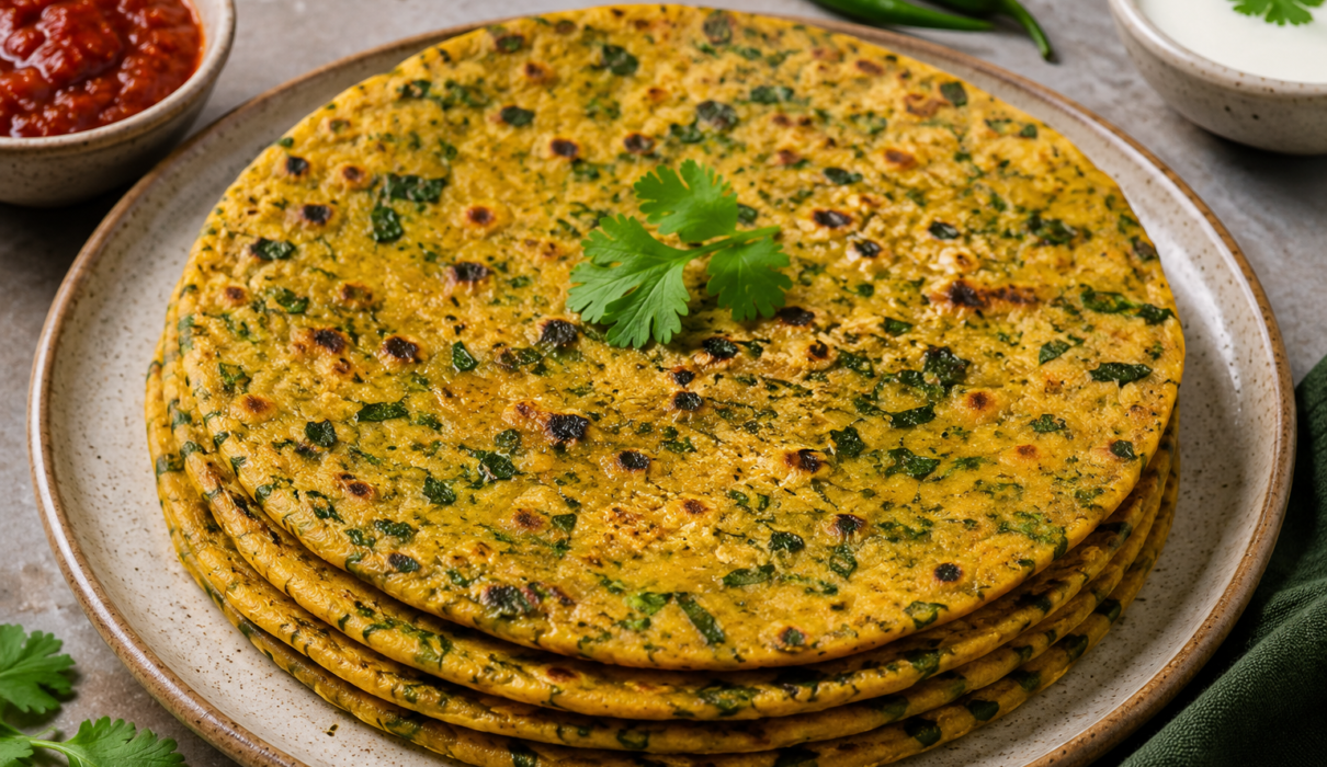 Vegan Methi Thepla