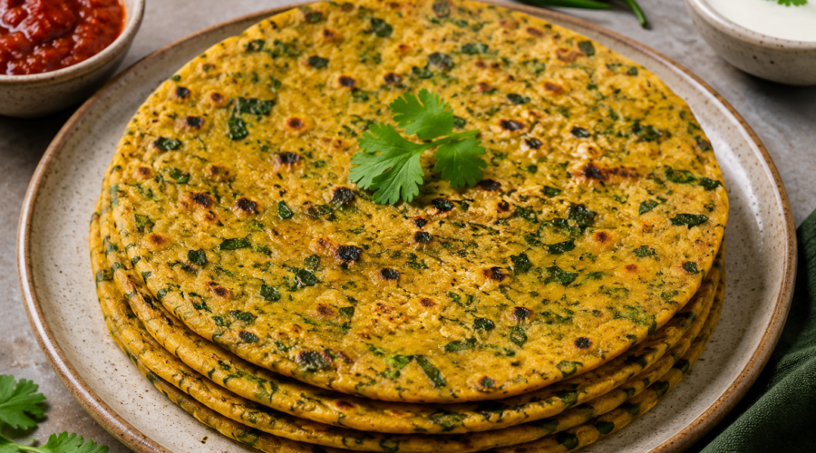 Vegan Methi Thepla