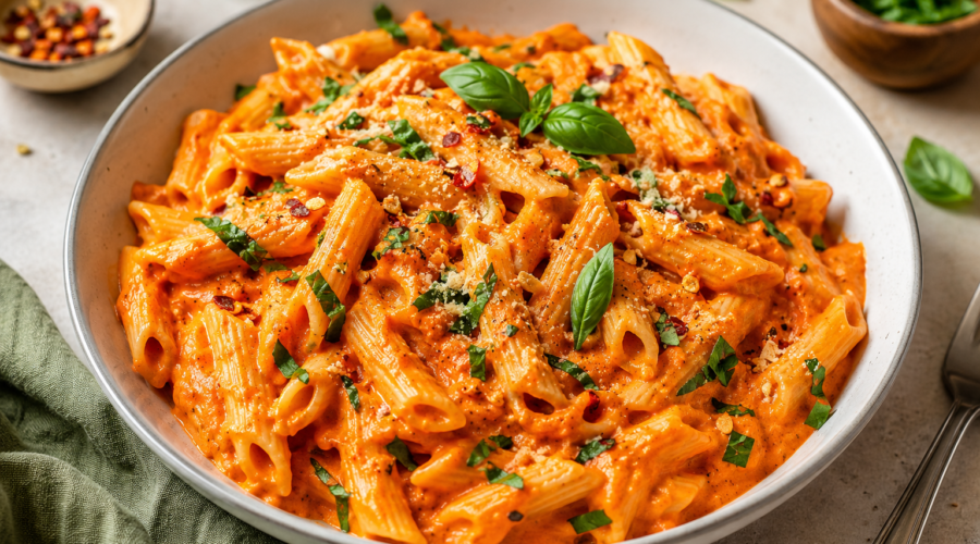 Vegan Red Lentil Pasta